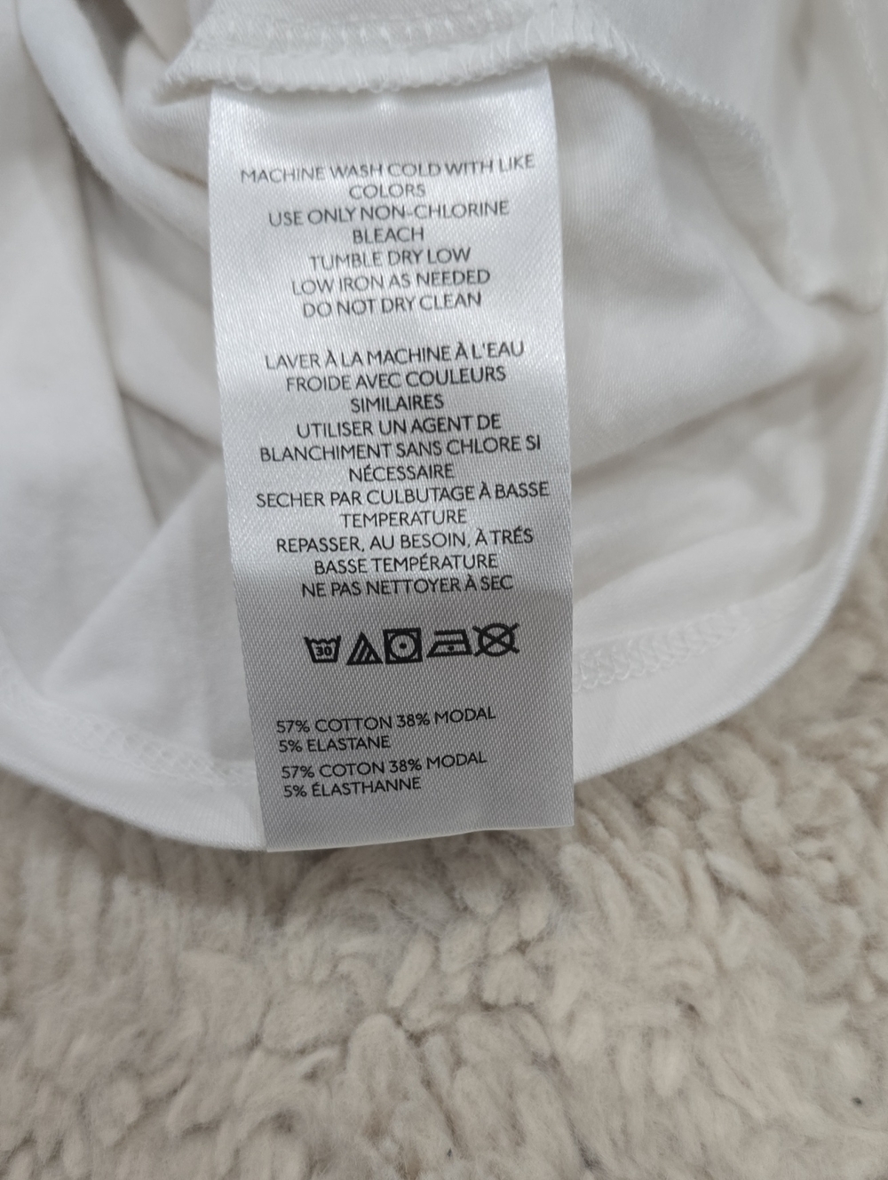 Pilcro White Ribbed Racerback Tank - Picture 5 of 6